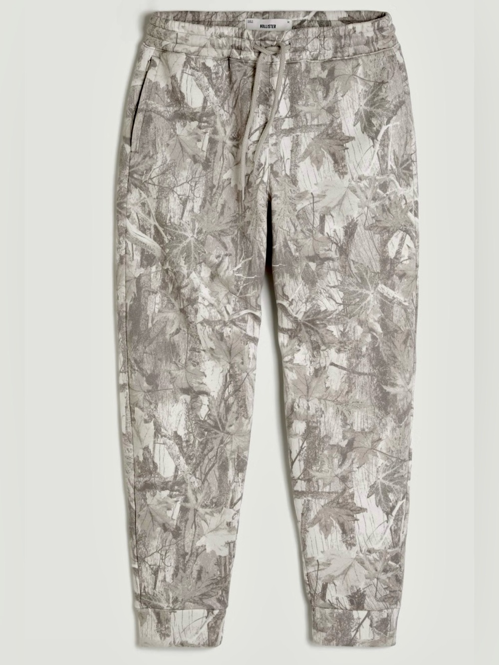 Hollister Gray Camouflage Print Jogger Pants